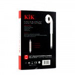 Wholesale KIK 366 Stereo Earphone Headset with Mic and Volume Control (366 White)